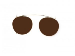Clip On per Venice 51 - Gold + UV 400 Brown Lens